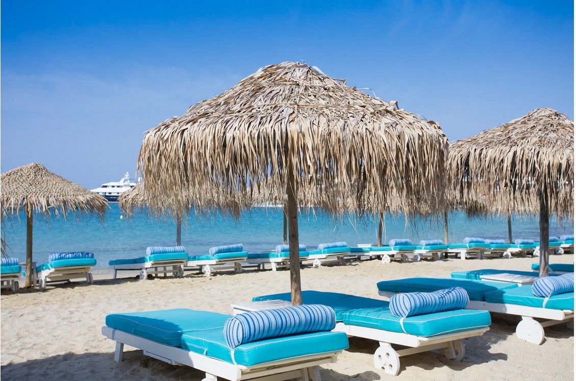 فندق مايكونوس بالاس بيتش Mykonos Town المظهر الخارجي الصورة