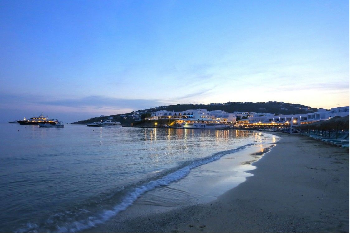 فندق مايكونوس بالاس بيتش Mykonos Town المظهر الخارجي الصورة