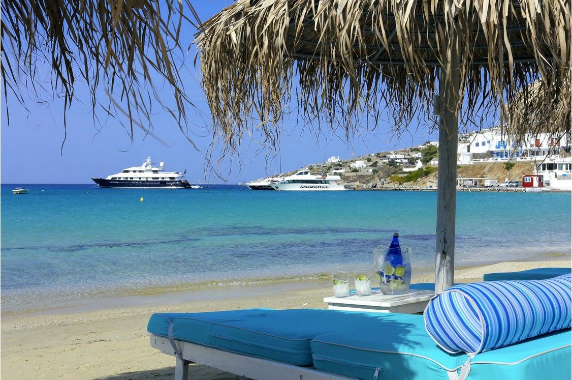 فندق مايكونوس بالاس بيتش Mykonos Town المظهر الخارجي الصورة