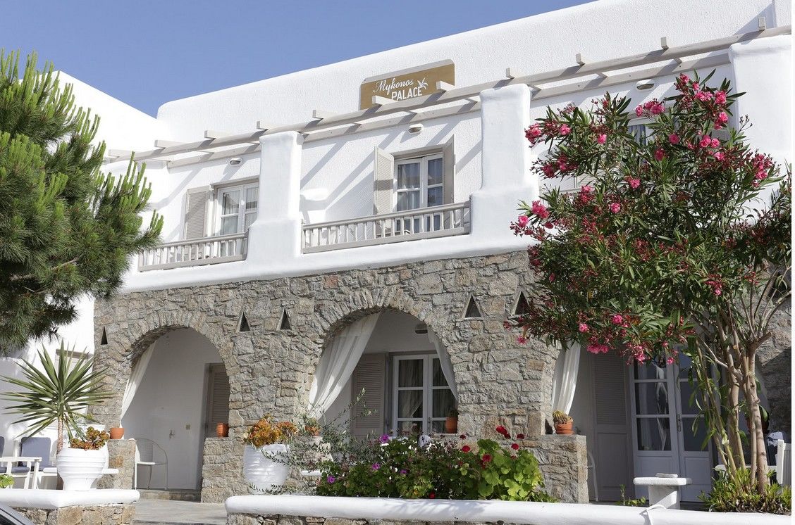 فندق مايكونوس بالاس بيتش Mykonos Town المظهر الخارجي الصورة